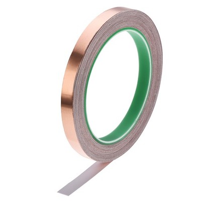 10mm Kupferfolienband Abschirmband für EMI EMF und RFI Abschirmung Klebeband 20m