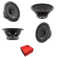 8" 350 Watt RMS 4-Ohm Motorcycle Midrange Speaker 2 Pair PRO-ZXI8.4BM DS18