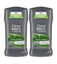 2 Pack Dove Men Care Extra Fresh Antiperspirant Deodorant Stick Extra Fresh