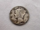 1928 P U.S. Mercury Head Silver Dime KW-4