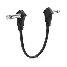 36inch Guitar Patch Cables 95cm Pedal Effect Cord 1/4 TS Low 95CM Black C-style