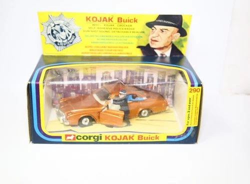 Corgi 290 Kojak Buick In Original Box - Near Mint Vintage With Badge