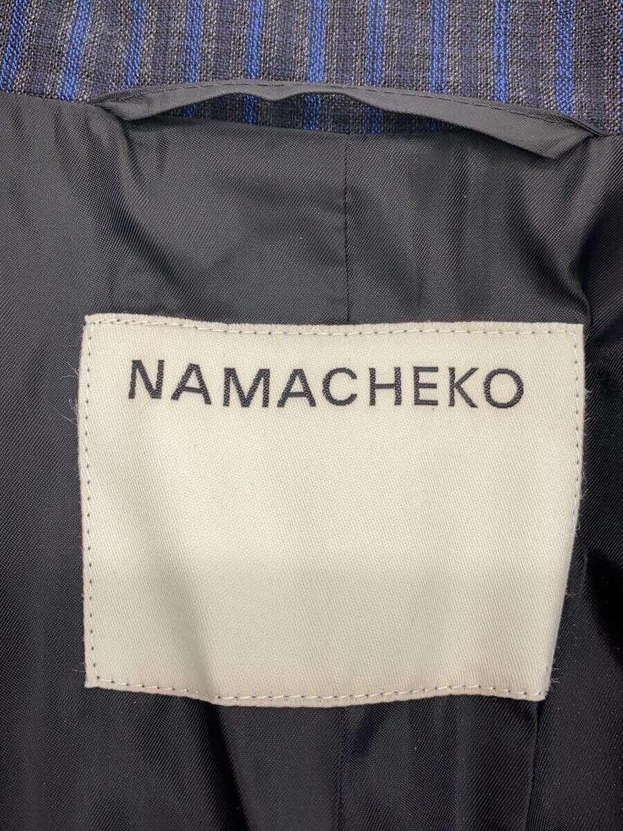 NAMACHEKO Tailored Jacket 3B Outerwear S Cotton Navy Stripe NAMACHEKO Tailored Jacket 3B Outerwear S Cotton Navy Stripe