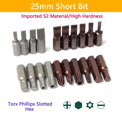 Torx Phillips Slotted Pozi Hex Drive S2 Steel Bit Socket Screwdriver Set Wrench