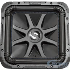 Kicker Solo-Baric L7S 1500W 12" 2 Ohm Ported Square Car Audio Power Subwoofer