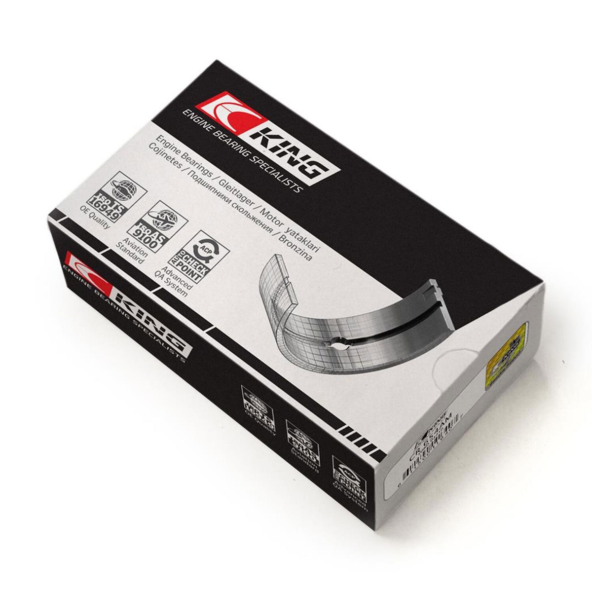 King CR6837SM0.25 .25 Connecting Rod Bearings for HONDA J30 King CR6837SM0.25 .25 Connecting Rod Bearings for HONDA J30