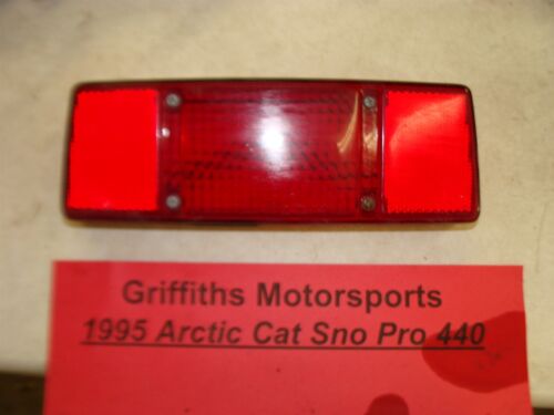 1995 ARCTIC CAT Sno Pro 440 L/C zl? zr? rear taillight w screws lens oem