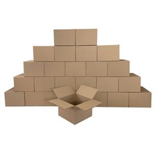 UOFFICE 25 Corrugated Boxes 14 x 14 x 9" Cardboard Shipping Box Moving