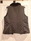 Ladies Christopher Banks Black Reversible Faux Fur Lined Vest. Sz L — photo 4