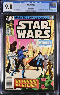 STAR WARS #43 CGC 9.8 NM/MT NEWSSTAND *1st LANDO CALRISSIAN* WP (Marvel, 1981) 