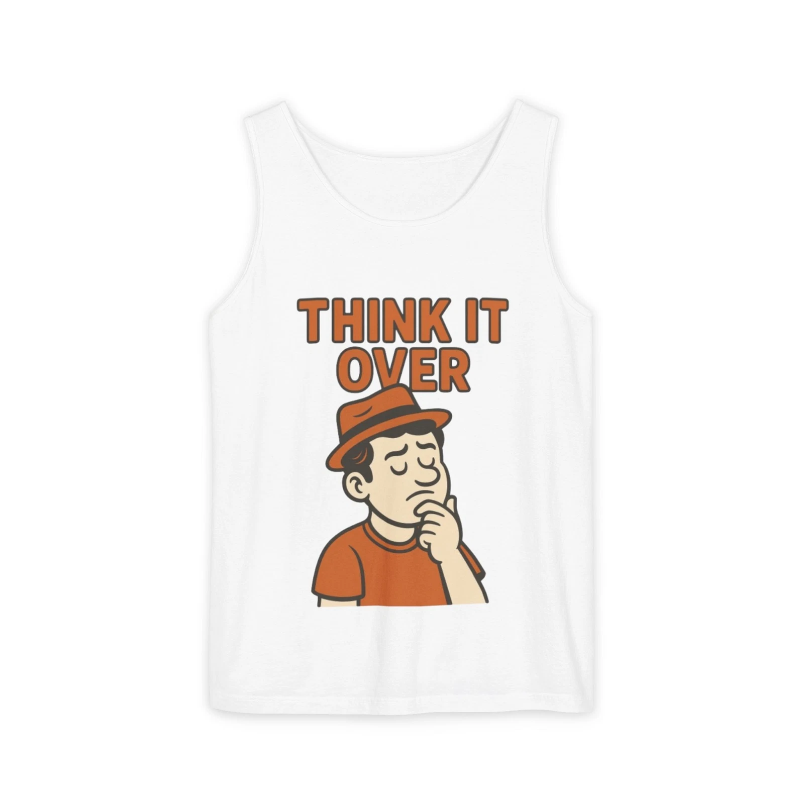 Unisex Think It Over Tank Top - Comfortable Summer Apparel, Casual Wear
