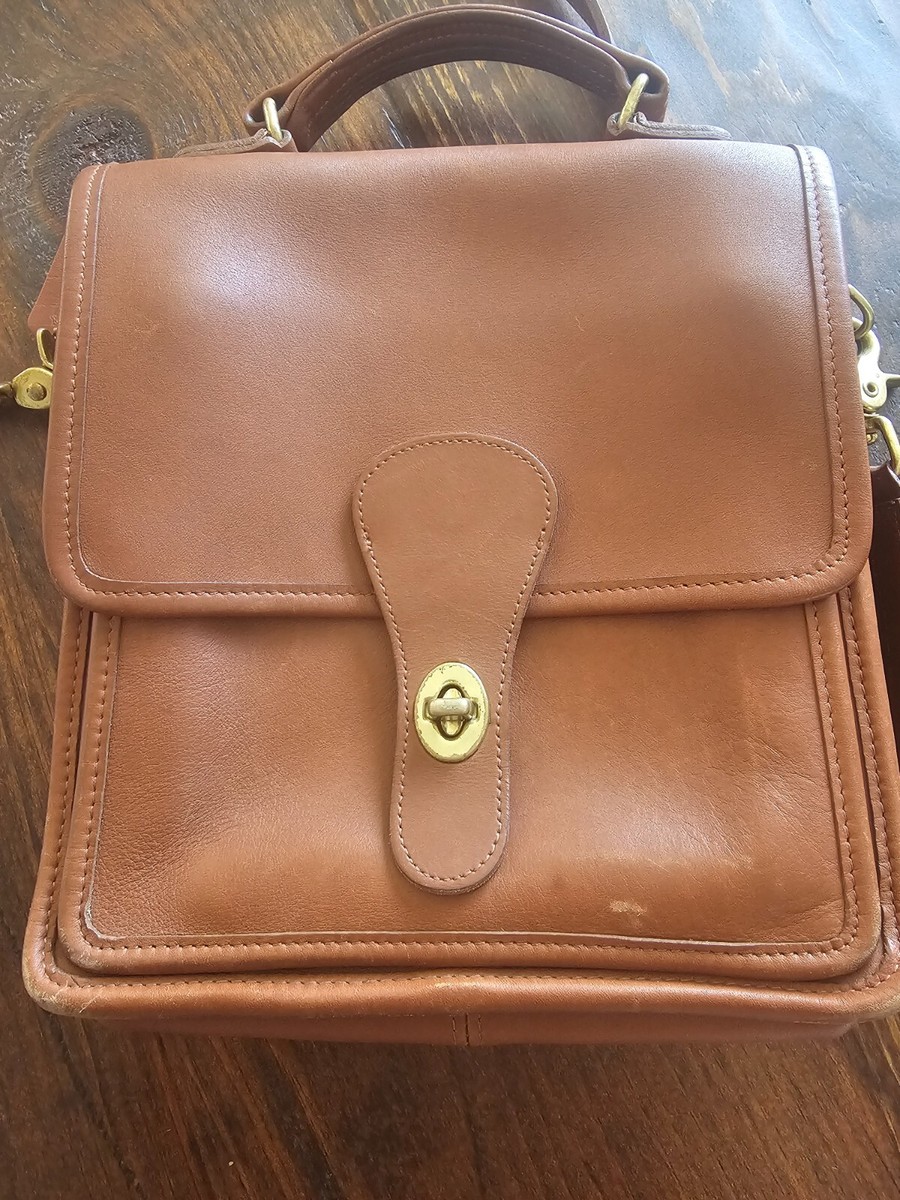 Vintage Coach Leather Station Bag Authentic | eBay