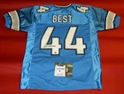 JAHVID BEST AUTOGRAPHED DETROIT LIONS JERSEY AASH CAL OLYMPICS