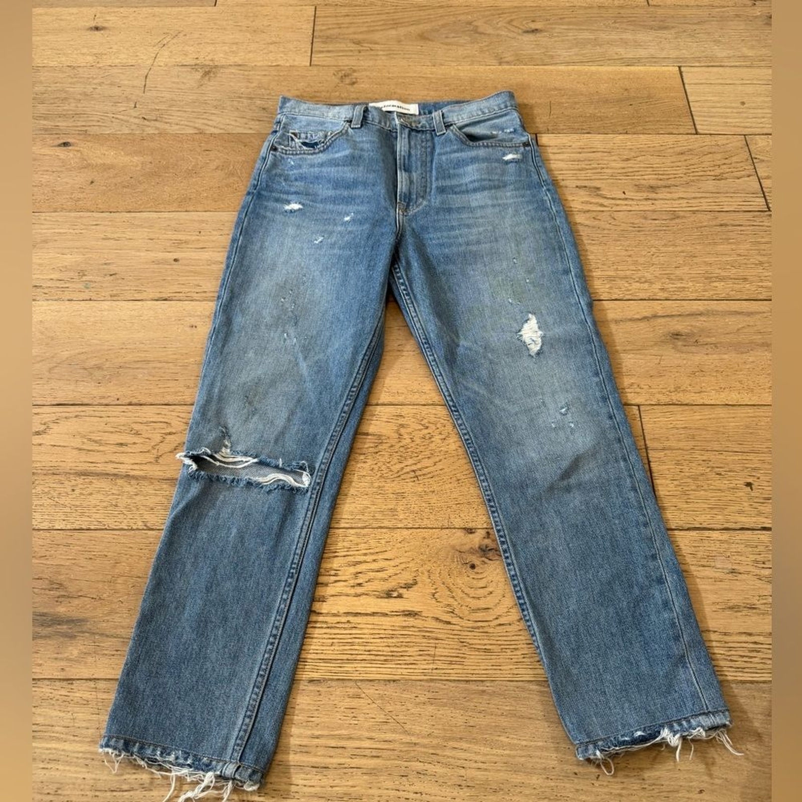 Reformation Julia High Rise Cigarette Straight Jeans Size 26