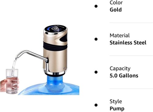 Universal USB Charging Water Dispenser for 5 Gallon Jug with Automatic Off - Picture 9 of 9
