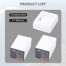 2 pack A-7a Battery  Charger for Arlo Pro 3 XL,Arlo Pro4 XL,Arlo Go 2, VMA5420