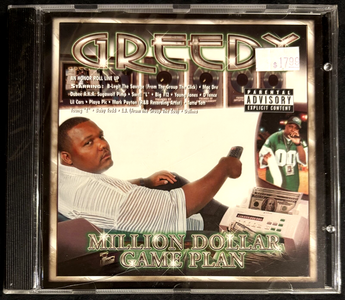 SEALED --- Greedy - Million Dollar Game Plan --- G-Funk/Gangsta 