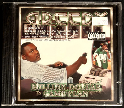 SEALED --- Greedy - Million Dollar Game Plan --- G-Funk/Gangsta/Rap  -- KC