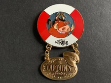DCL - Captain's Choice - Timon and Pumbaa LE 1000 Disney Pin 45852