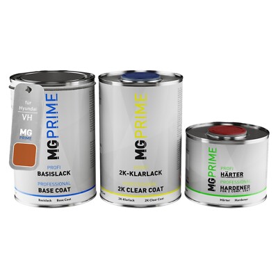 Autolack Dose Set für Hyundai VH Orange Metallic Orange Crush Metallic 2,5L