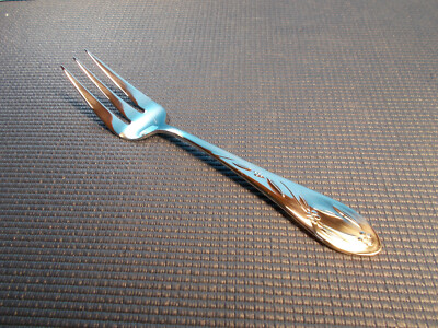 Temp-tations Stainless Old World Floral Rd Tip Cold Meat Fork 8 7/8''