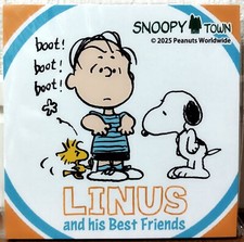 SNOOPY TOWN Original Memo Pad Linus & His Bes...