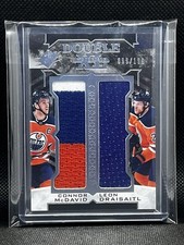 2017-18 SPX DOUBLE XL MATERIALS CONNOR MCDAVID  LEON DRAISAITL DUAL JERSEYS /199