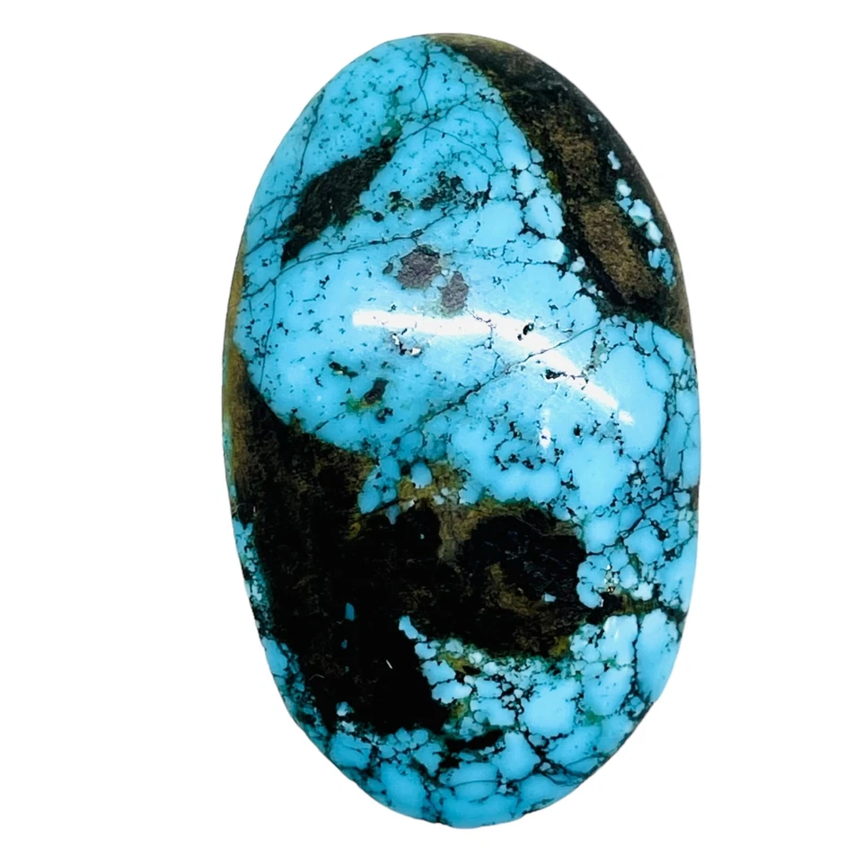 49.80 Cts Natürlich Türkis 33.5x20mm Oval Top Qualität Lose Unbehandelt - Bild 3 von 4
