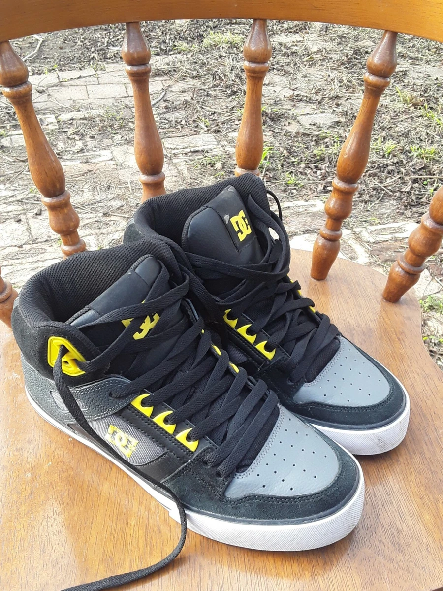 DC Shoe Company Boots US 9 UK 8 EUR 42 27 cm BRA 40 Black Yellow