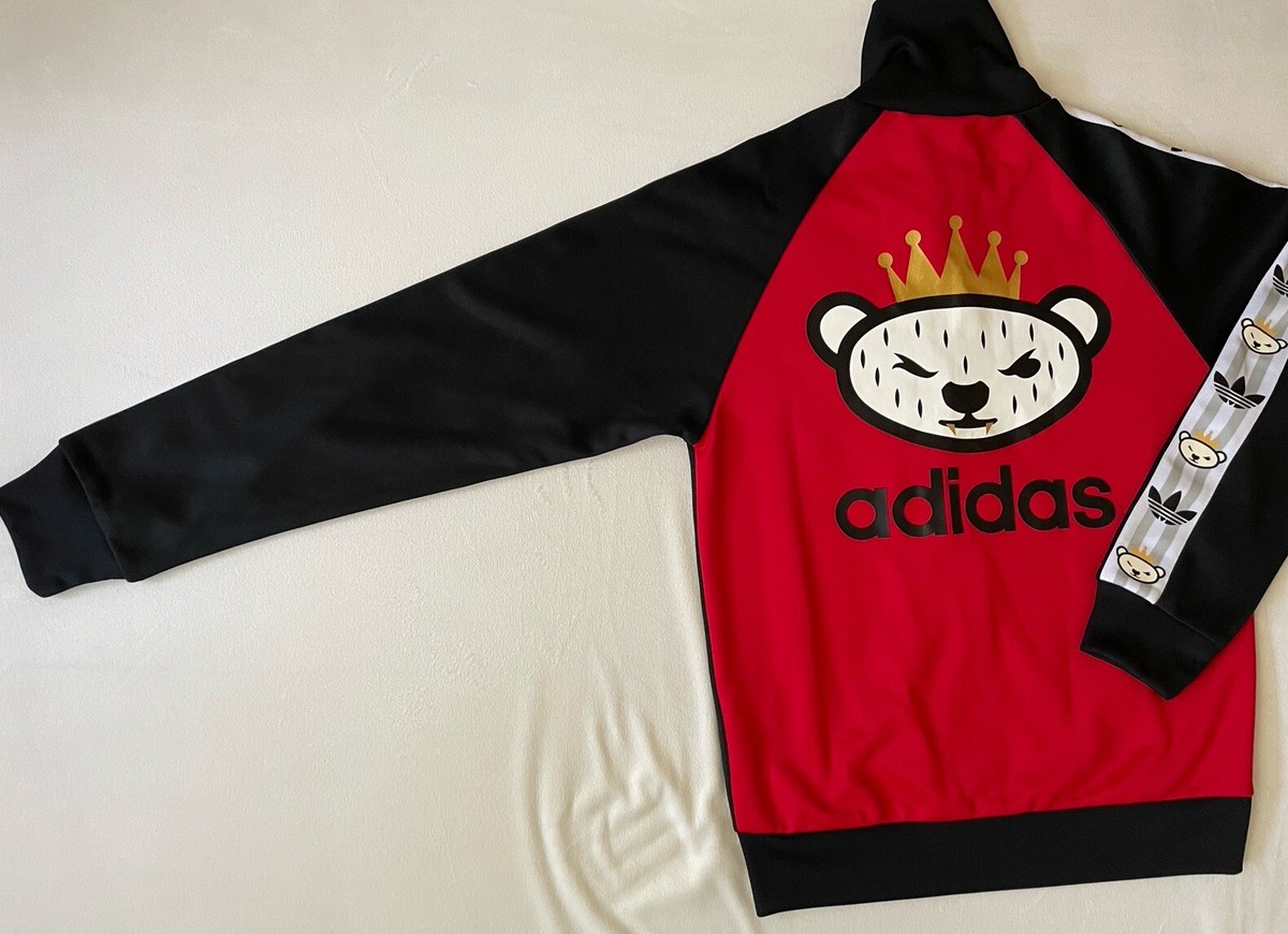 Adidas Originals × NIGO Track Jacket Size XS Red Black BEAR