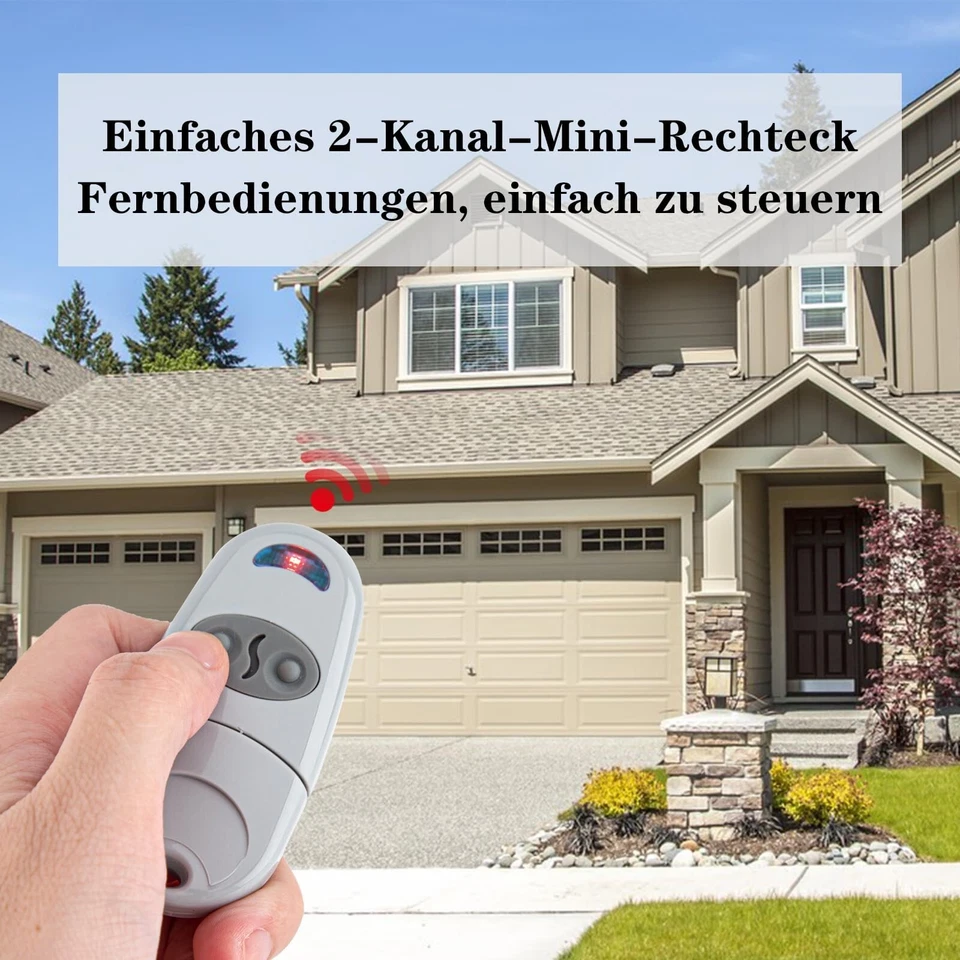 2 Stück Fernbedienung für 433MHz Came Top Handsender 432NA/432SA/432M/432EE - Bild 4 von 4