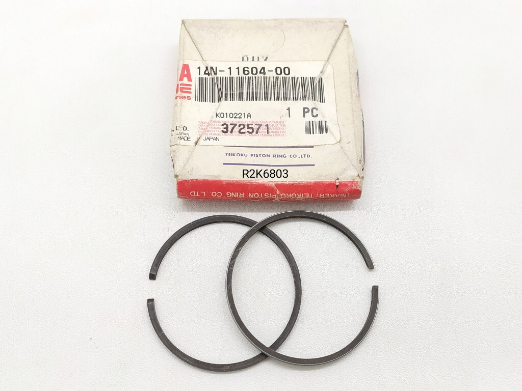 NOS Yamaha PW80 Y-Zinger 2001-05 V80 Piston Ring Set 0.25mm