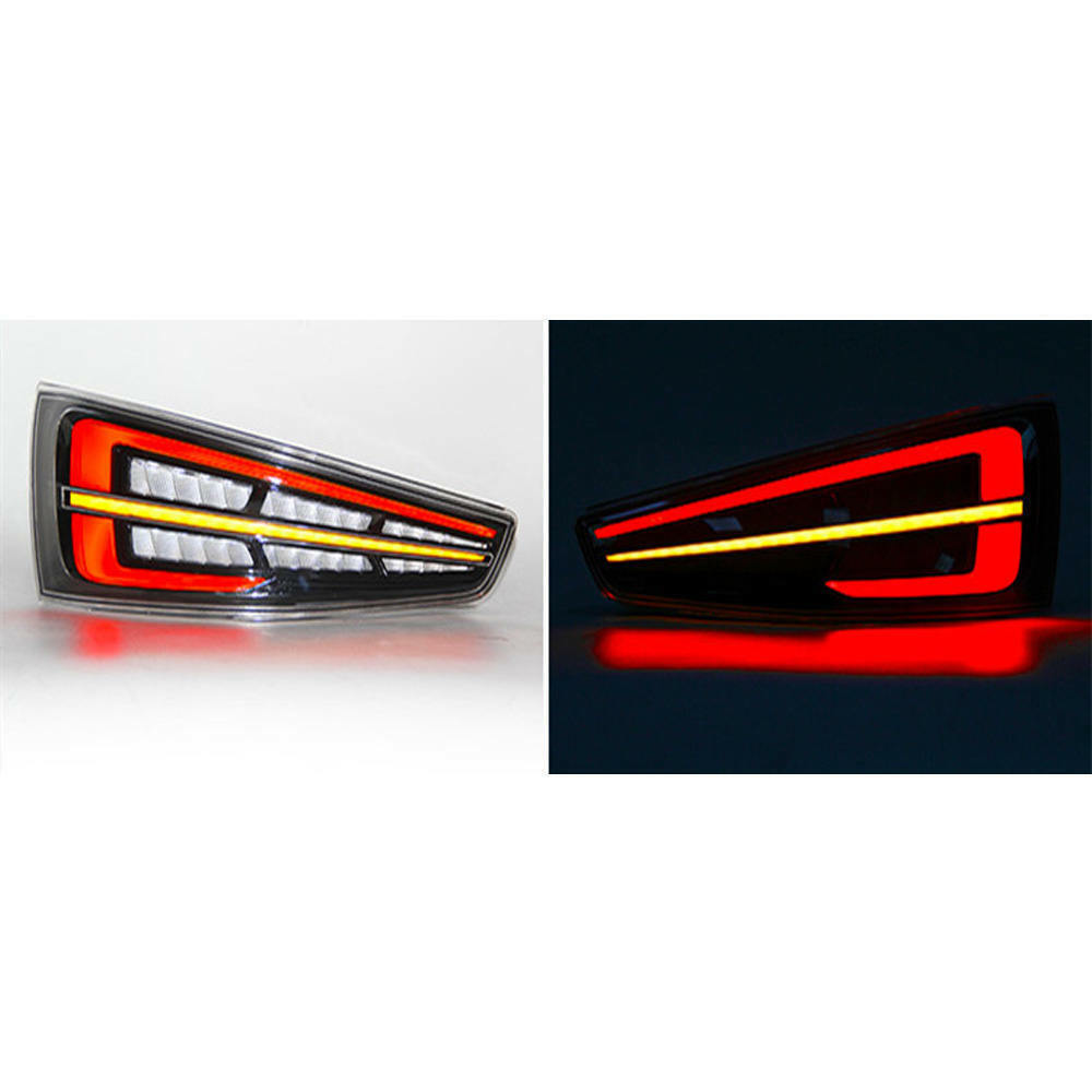超美品　アウディQ3、RSQ3用LEDテールランプ NEW For Audi Q3 LED Tail Lights Assembly Black LED Rear Lamps 2013