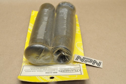 Flanders Grip Set Harley Jackhammer 1" Handlebar Motorcycle Rubber NOS 468-11800 - Picture 4 of 5