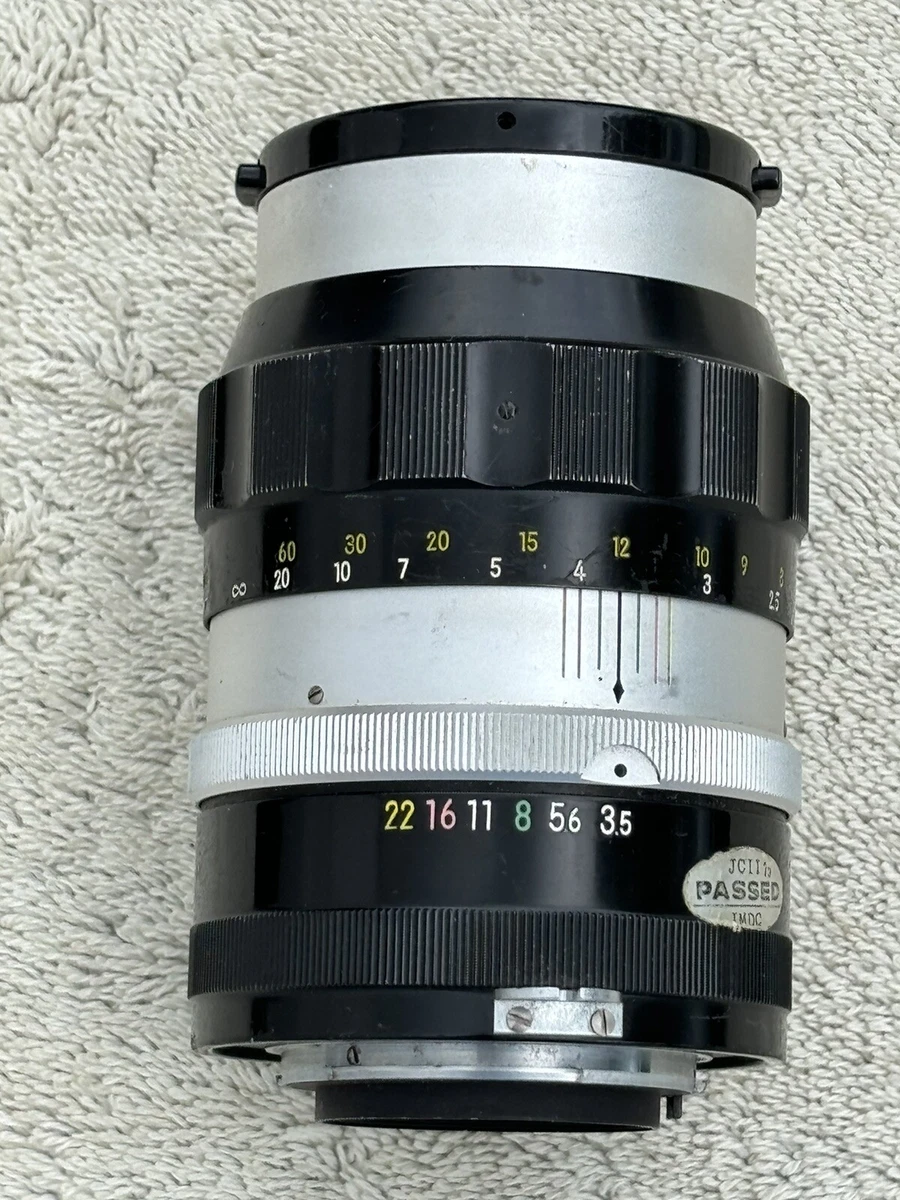 Nikkor f/3.5 Camera Lenses 135mm Focal for sale | eBay