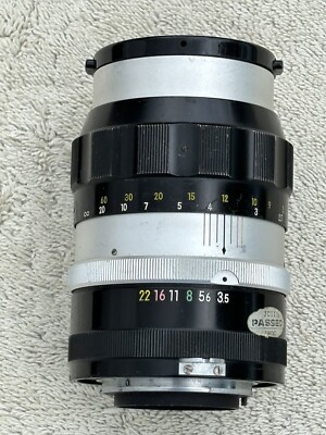 NIKKOR-Q 1:3.5 f=13.5cm レンズ Nippon Kogaku Nikkor-Q 1:3.5 f=3.5 135 mm Lens No. 815849 | eBay