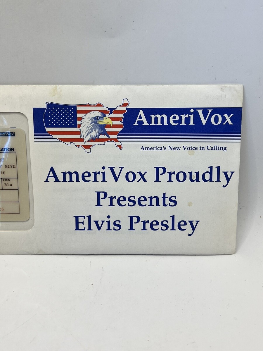 エルヴィス プレスリー　フォンカード $10. Elvis Presley Identification Security Card ID. (1993