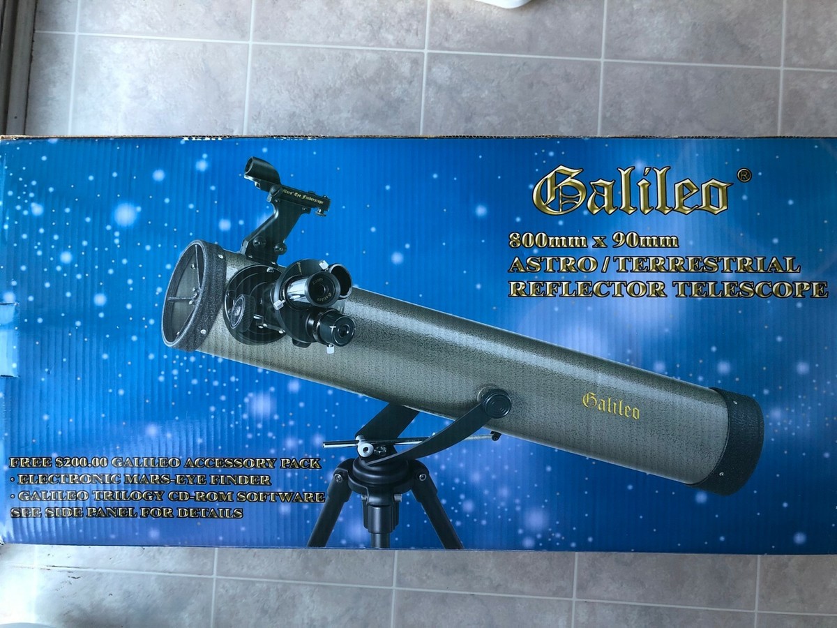Galileo FS-90 800mm x 90mm Astro/Terrestrial Reflector Telescope