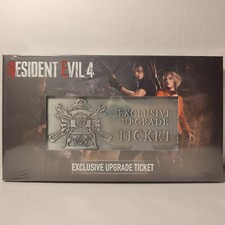 Resident Evil 4 Exclusive Upgrade Ticket Metal Figurine Official Capcom Figure