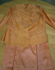 Vintage Women's Skirt/Jacket set - Late 1960's - Early 1970's - Small/Petite