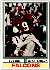 1974 Topps #265 Bob Lee Falcons
