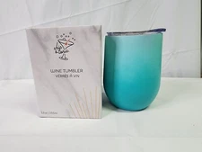 Chic & Tonic Coral Sea Collection 12 oz. Wine Tumbler NEW!!
