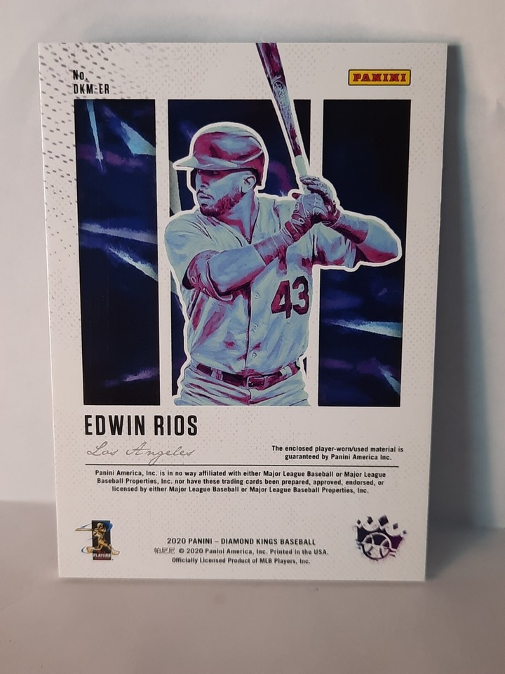 2020 Panini Diamond Kings Edwin Rios /50 Relic | eBay