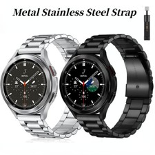 Metal Strap For Samsung Galaxy Watch 4 Classic 46/42mm Stainless Steel Bracelet