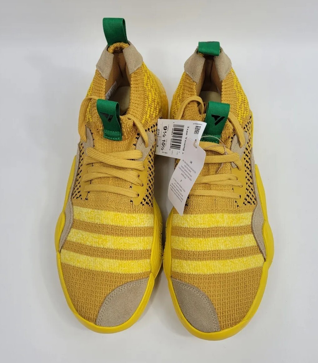 Adidas Trae Young 2 Low Hazy Yellow Basketball Shoes  display picture 3