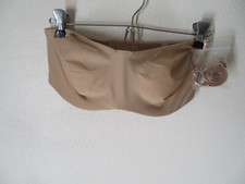 NWOT Women's Strapless Bra Seamless Underwire Bandeau for Large Bust 34DD