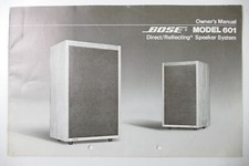 Bose 601 Direct Reflecting Lautsprechersystem Owner's Manual To-4410