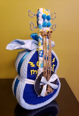 guitar diaper cake