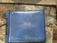 VTG Springfield Photo Album NO. 892/960 String Tied Black Sheets 14x11