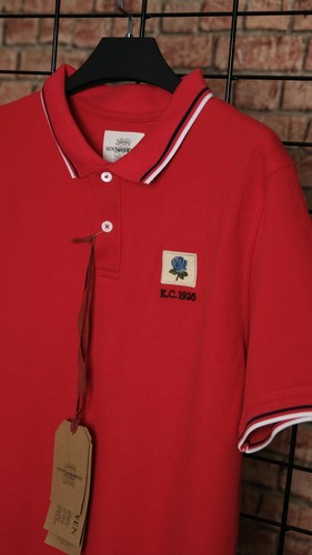 Kent & Curwen Mens Designer Rose Chest Patch Polo Shirt T-Shirt T David Beckham - 第 8/20 張圖片
